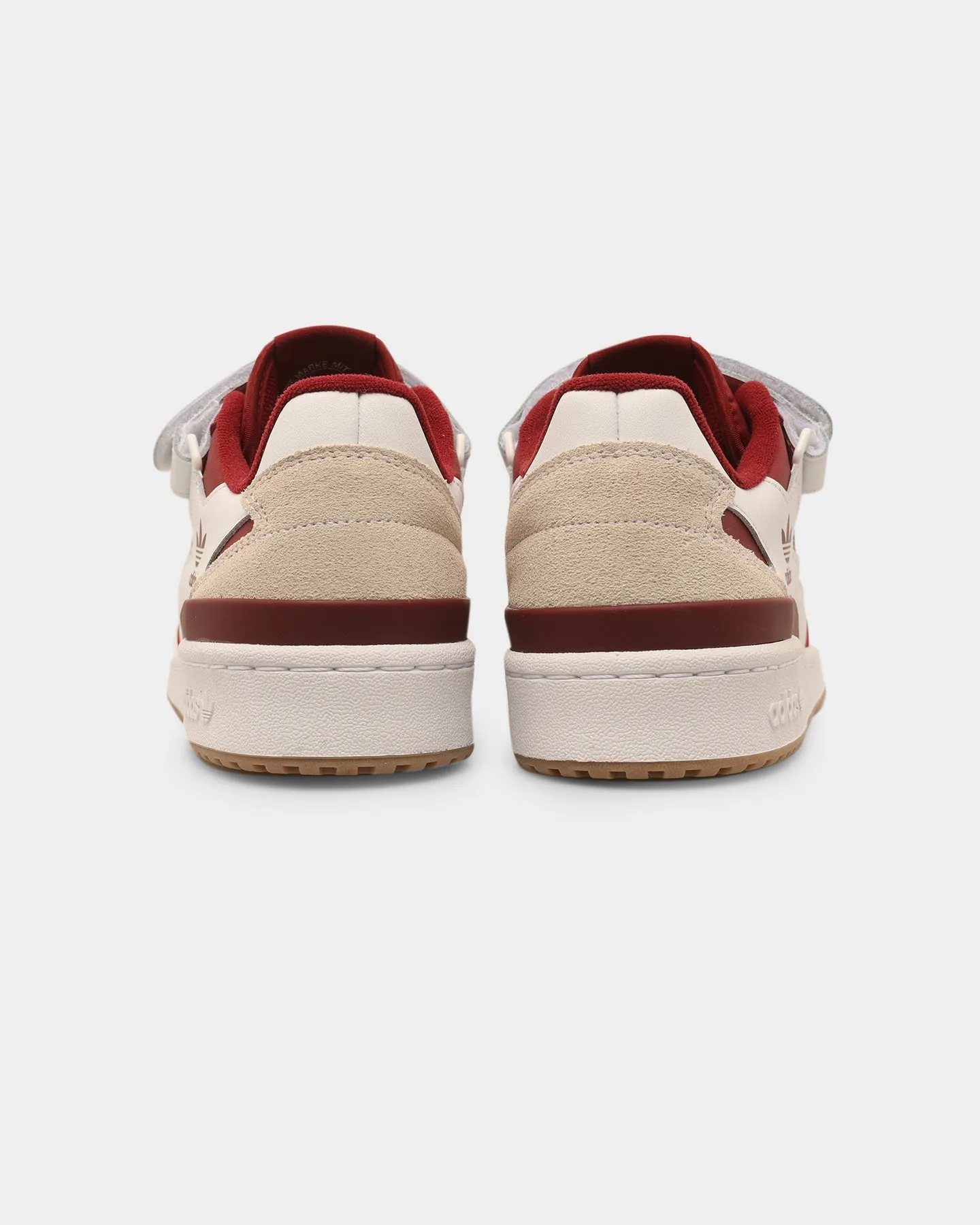 Adidas Forum Low Collegiate Burgundy Sporty Abrasion Resistant Stitching