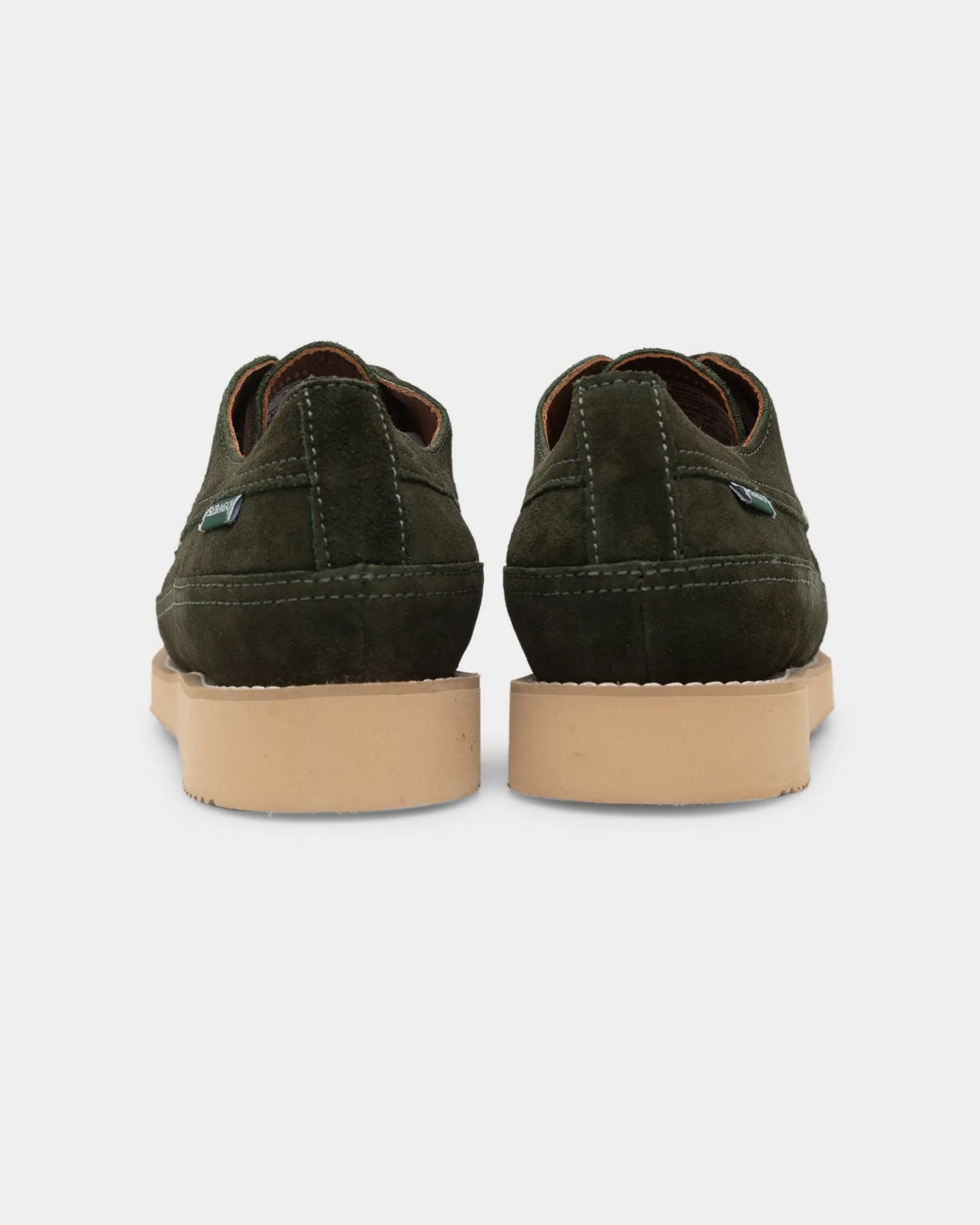 synthetic - type perforated design Sebago Makwa Suede Green