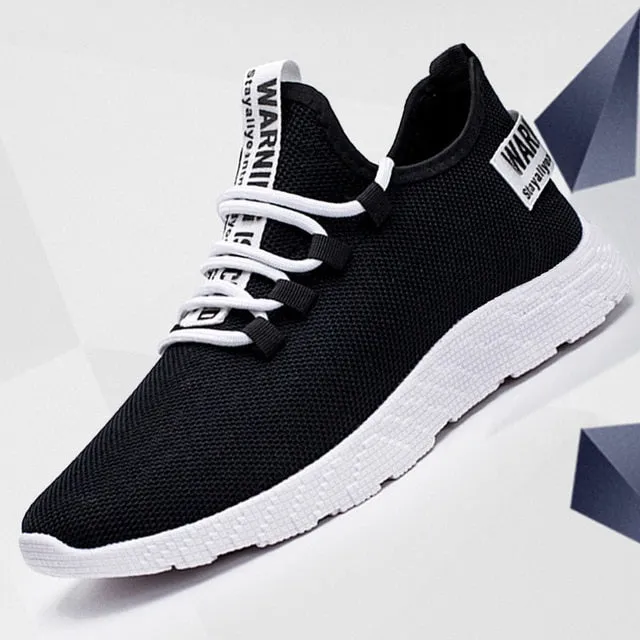 Energy return holiday Men Sneakers 2019 New Breathable Lace Up Men Mesh Shoes Fashion Casual No-slip Men Vulcanize Shoes  Tenis Masculino