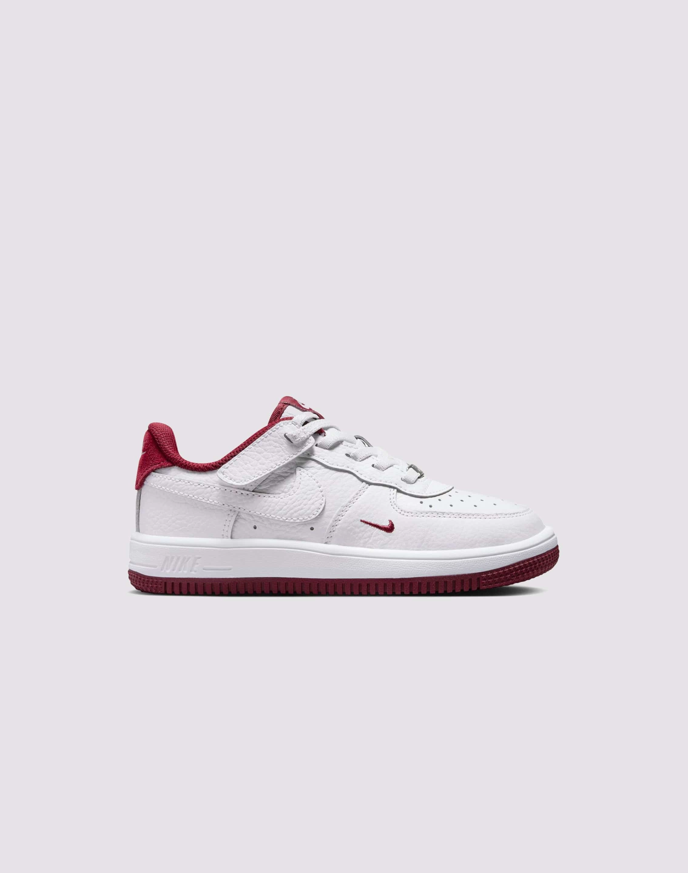 Nike Air Force 1 Low EasyOn LV8 3 Preschool Boys' "White/Team Red" Lightweight Midsole Shock Absorption Midsole