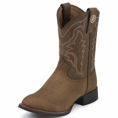Feather Light Weather Resistant User Kids Tony Lama LL500 Western Boot with Sorrel Bridle Leather Foot