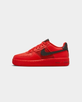 Vibrant Design Nike Kids' Air Force 1 LV8 (GS) Habanero Red/Black