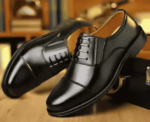 Black Formal Shoes Limited Responsive Cushioning System