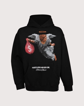 HASTAMUERTE LLC Cash Bag Fleece Hoodie soccer players' traction