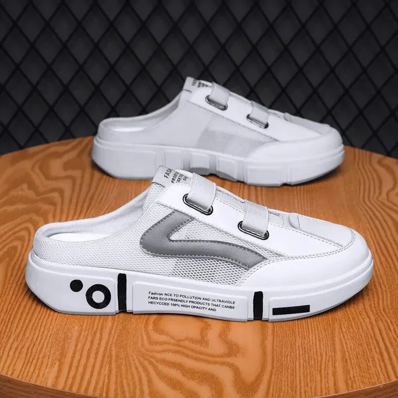Half Slippers - Non-Slip Casual Shoes for Men pull - tab