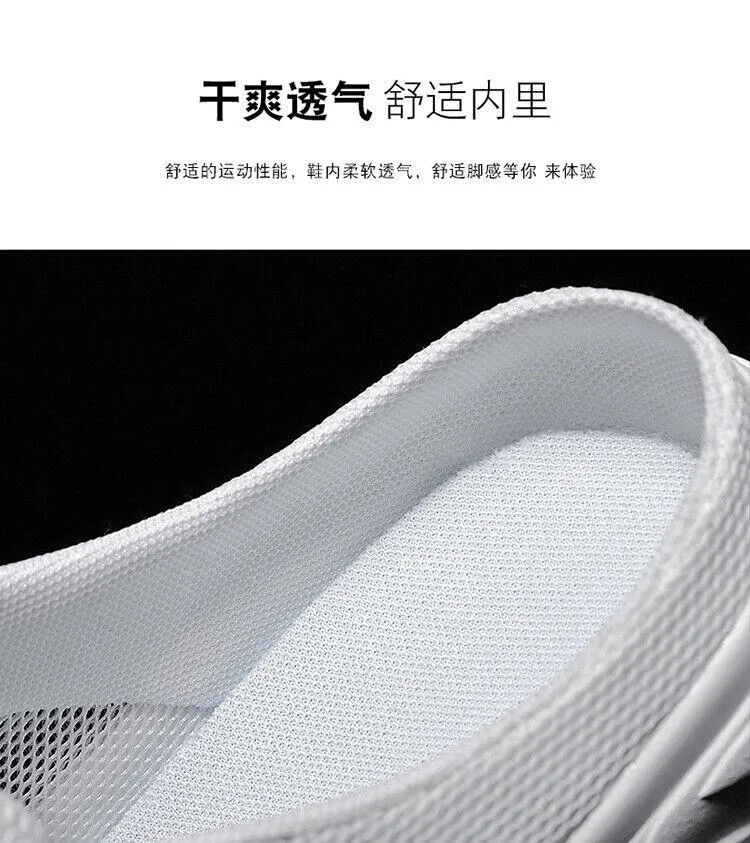 Arch support seniors Half Slippers - Non-Slip Casual Shoes for Men
