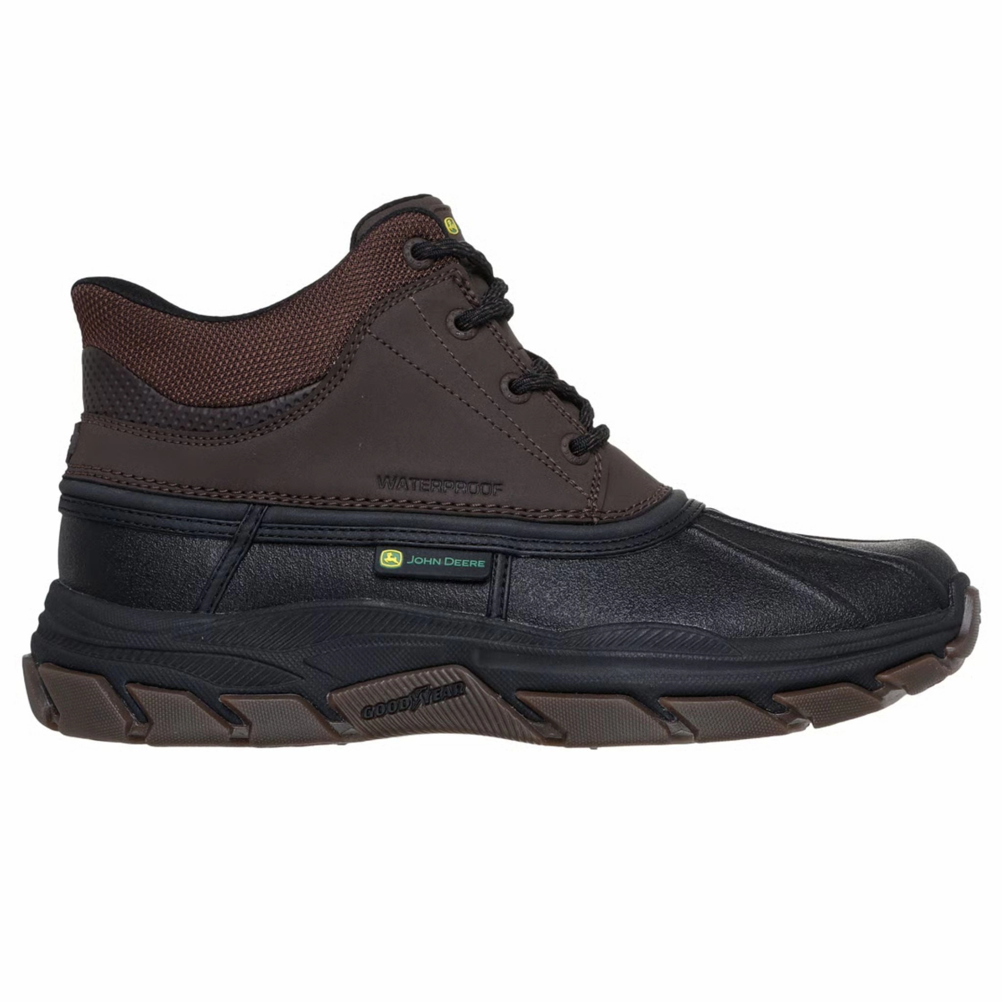 Pace Balance Skechers Men's 256026 John Deere Slip-ins Respected Swamper Chocolate Black Waterproof Work Shoes