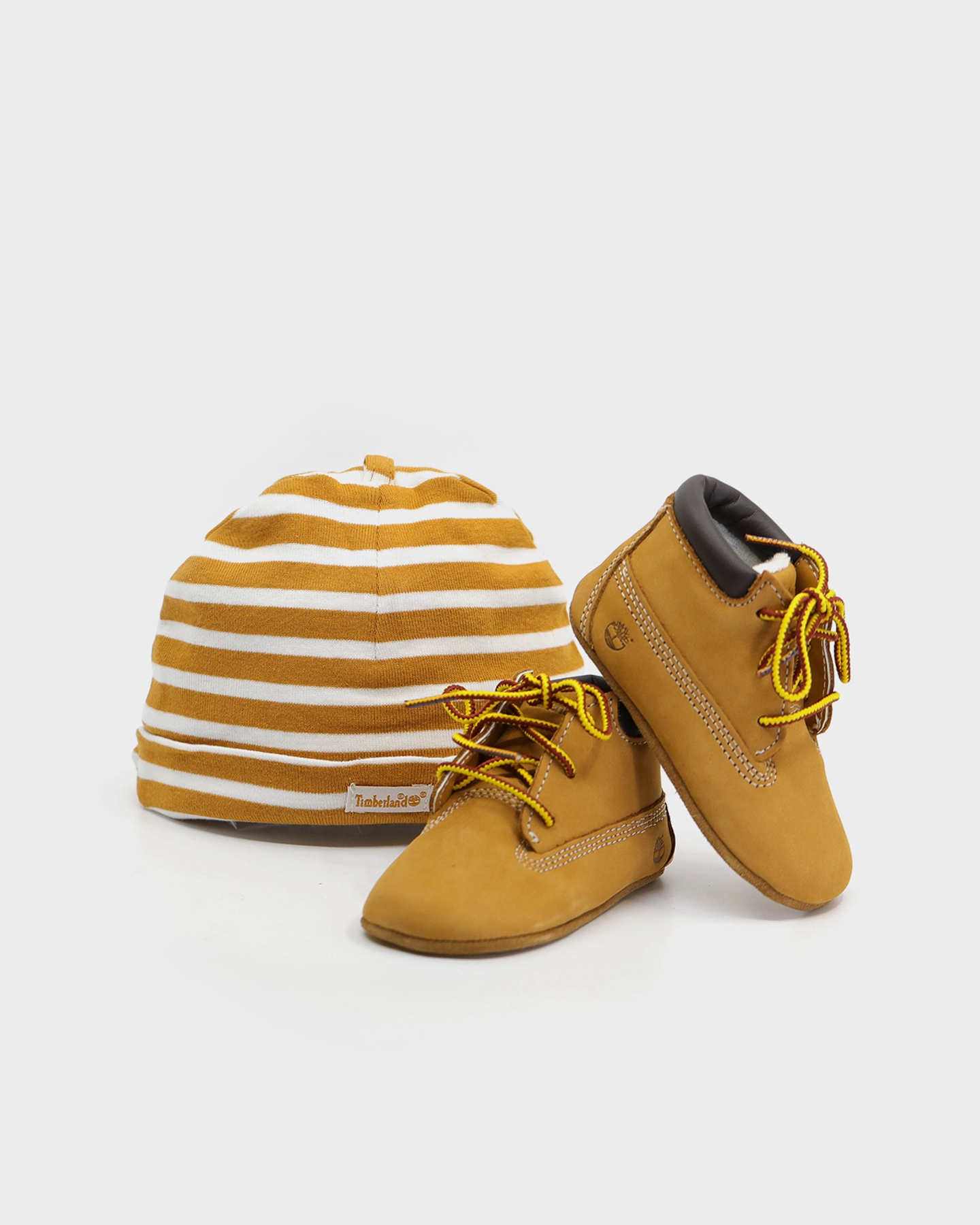 City Motion Timberland Crib Bootie Wheat