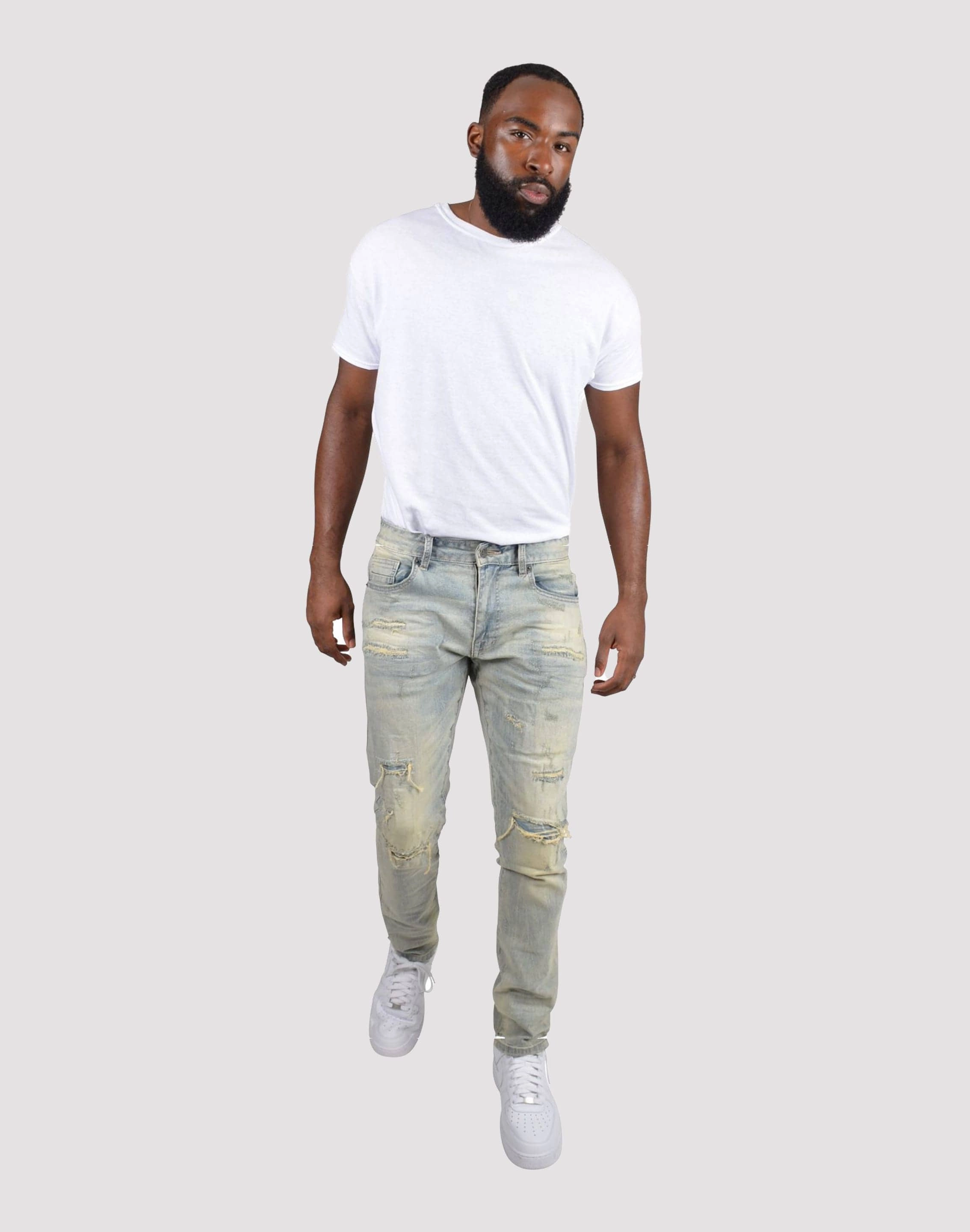 Grindhouse Vintage Wash Denim Jeans Recycled Composite kids' large