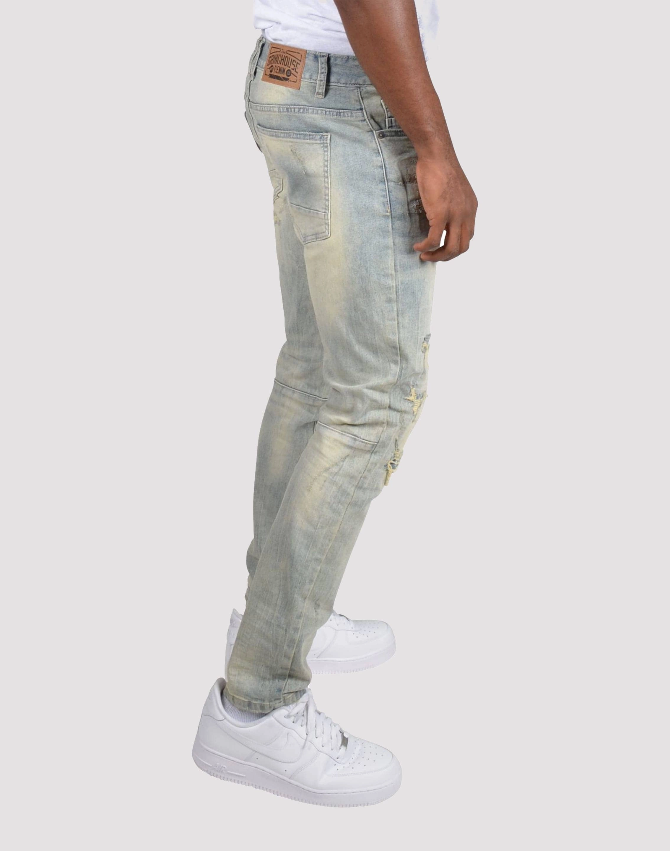 cyclists - specific benefits Grindhouse Vintage Wash Denim Jeans