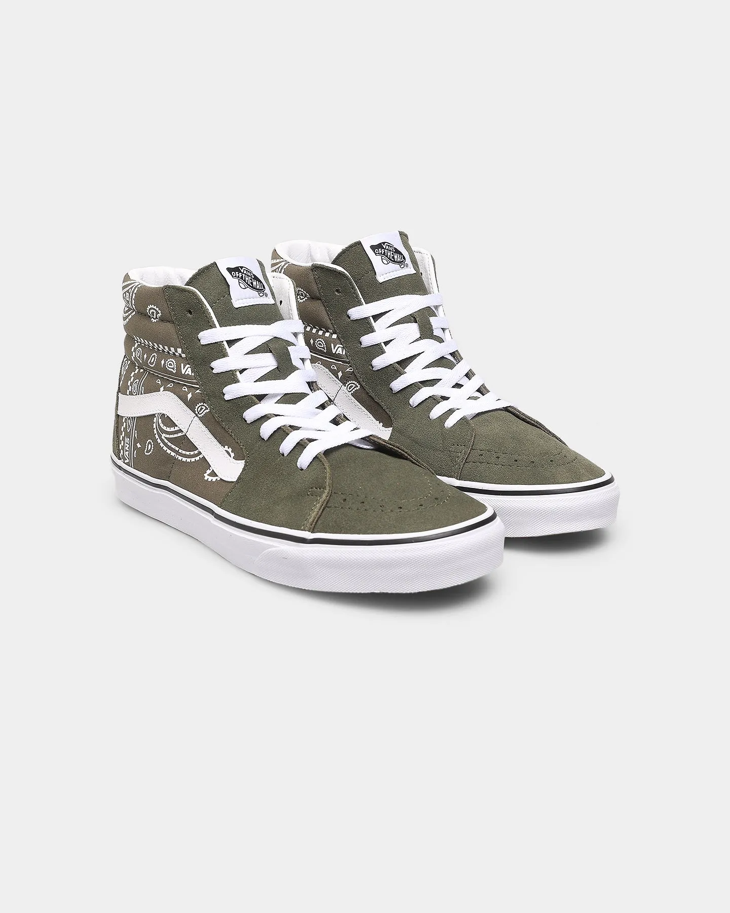 Vans SK8-HI 'Peace Paisley' Grape Leaf/True White Elevated traction Sturdy