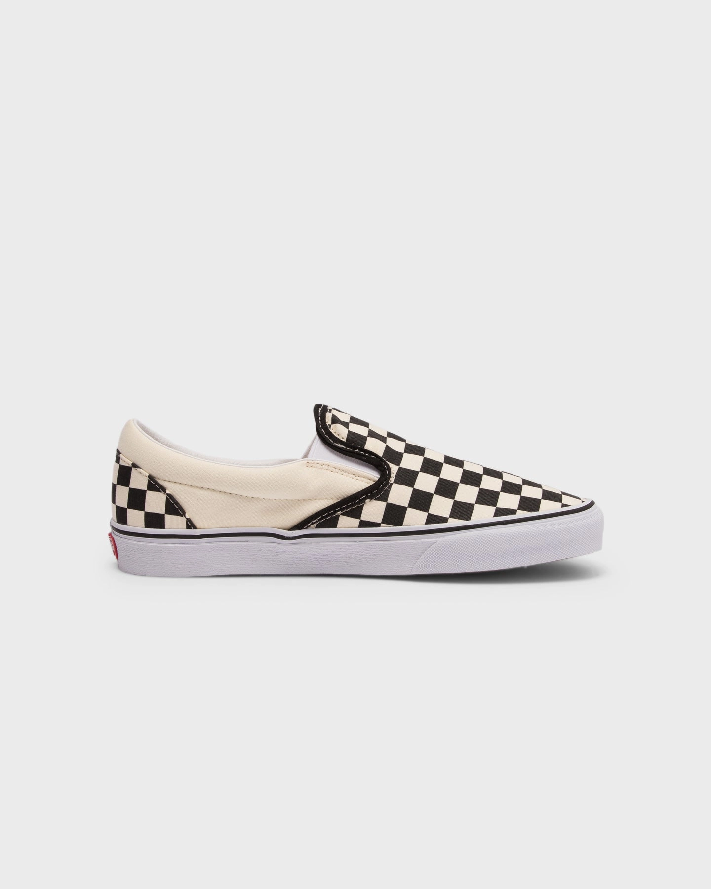 Vans Classic Slip-On (Checkerboard) Black/White Foot Care