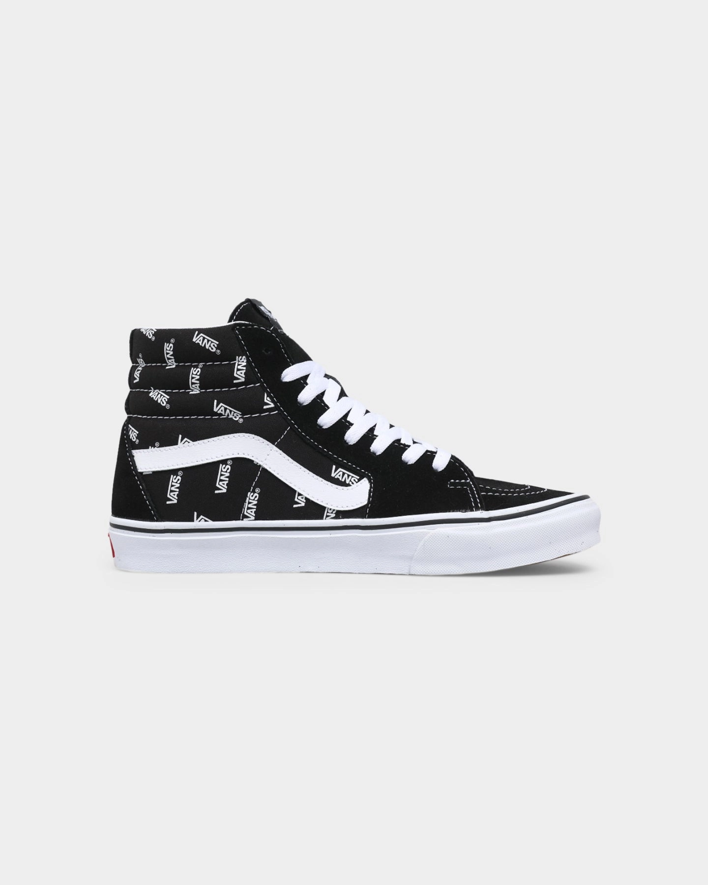Customizable Lacing System Anti Fatigue Midsole Vans SK8-HI Monogram Black/True White