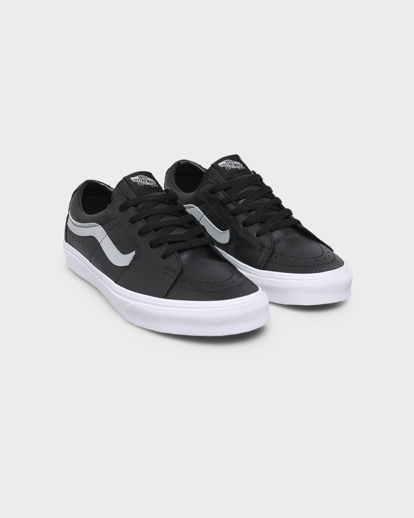 Ergonomic Last Shape Vans SK8-Low Reflective Black/True White