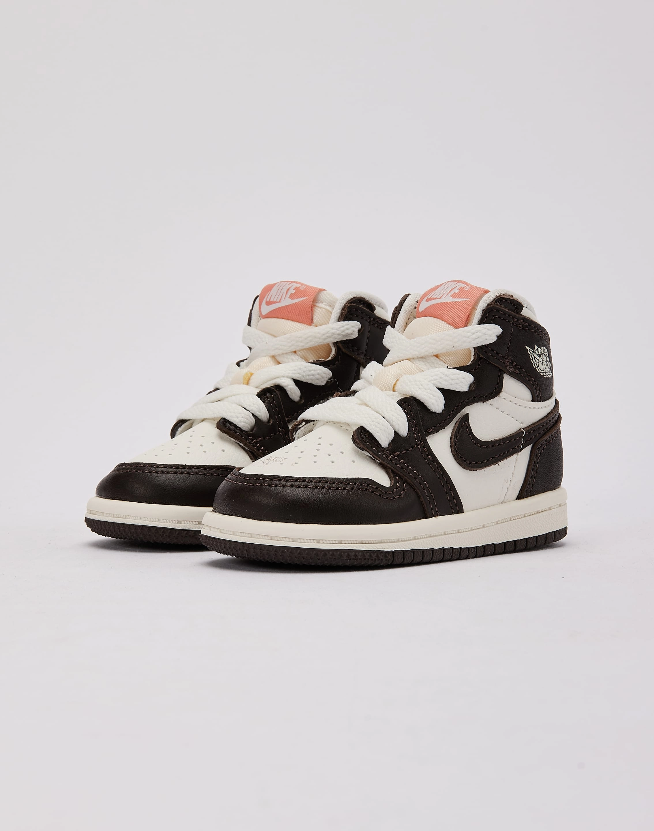 Jordan Air Jordan 1 Retro High OG 'Baroque Brown' Toddler Customizable Lacing