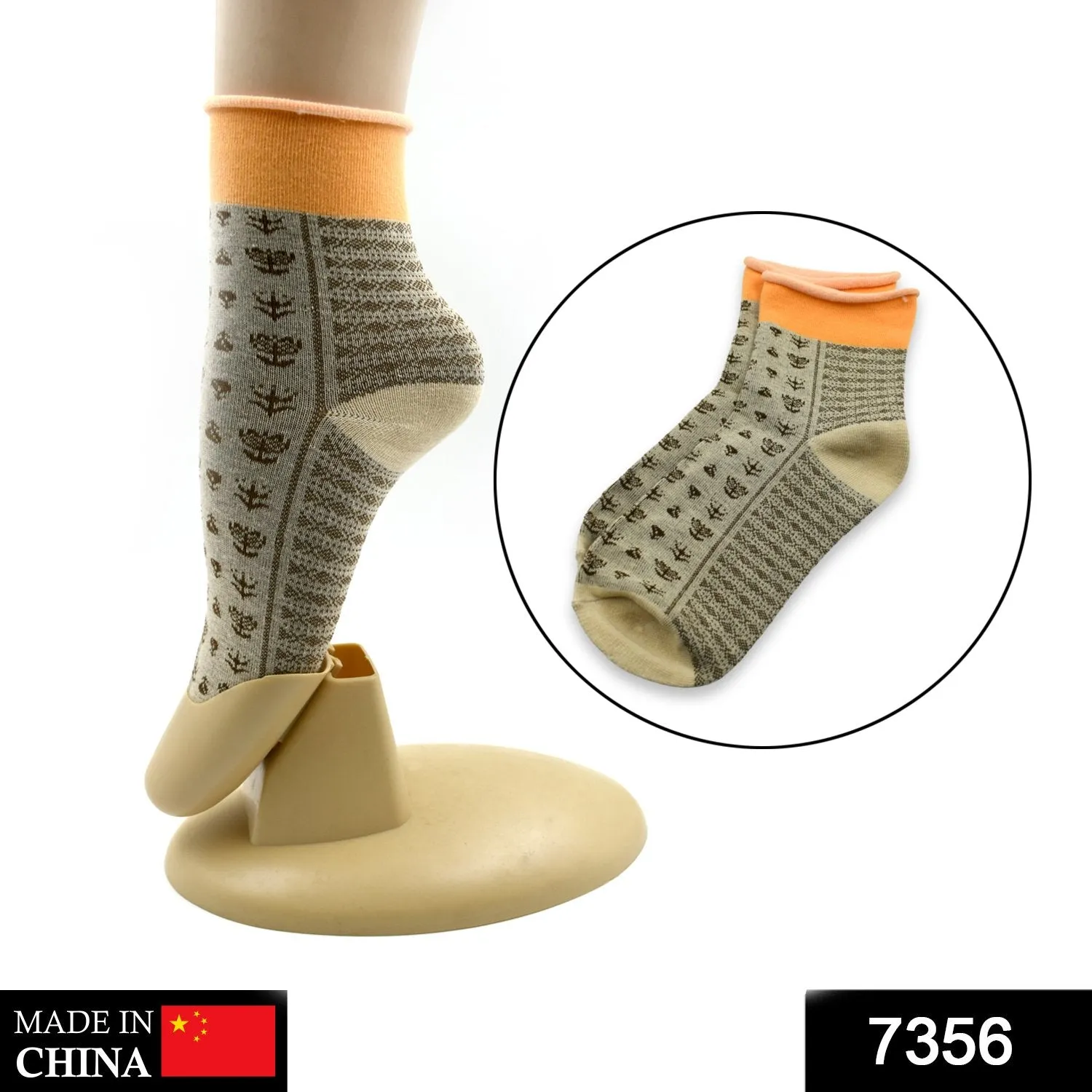 Motion Control Feature 7356 Socks Breathable Thickened Classic Simple Soft Skin Friendly