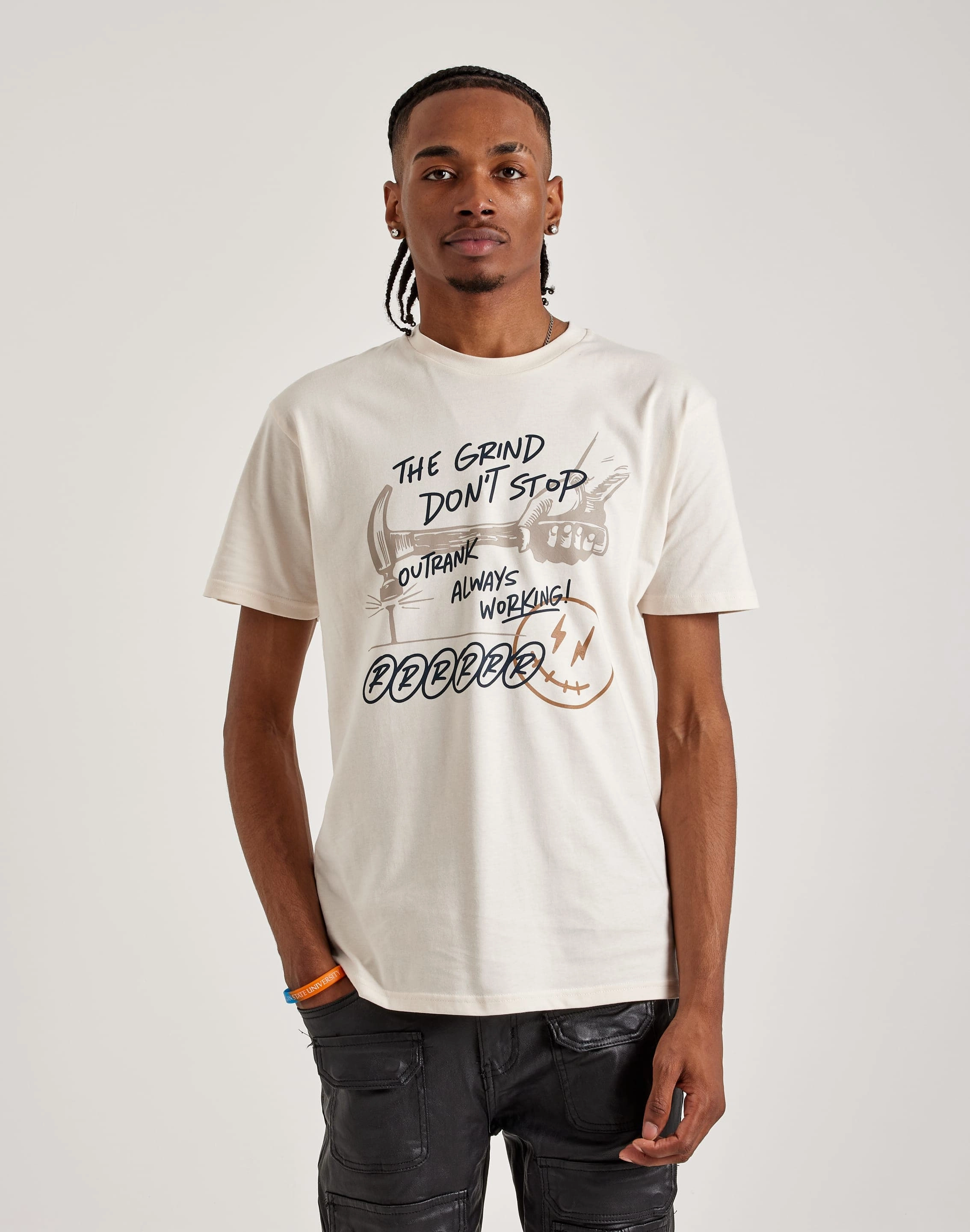 Recycled Components Outrank The Grind Don't Stop Tee