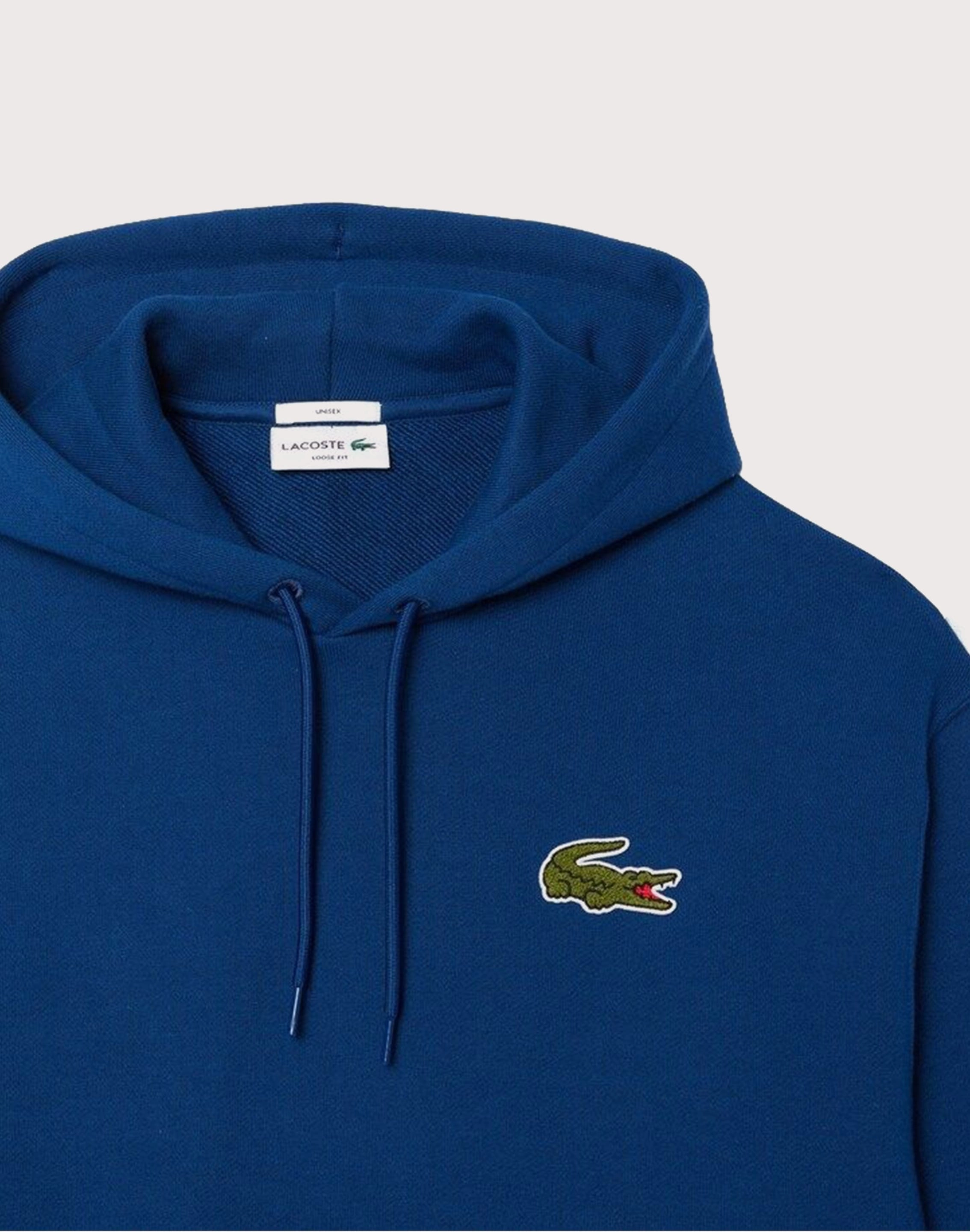 Zero drop Blister prevention Lacoste Relax-Fit Fleece Hoodie