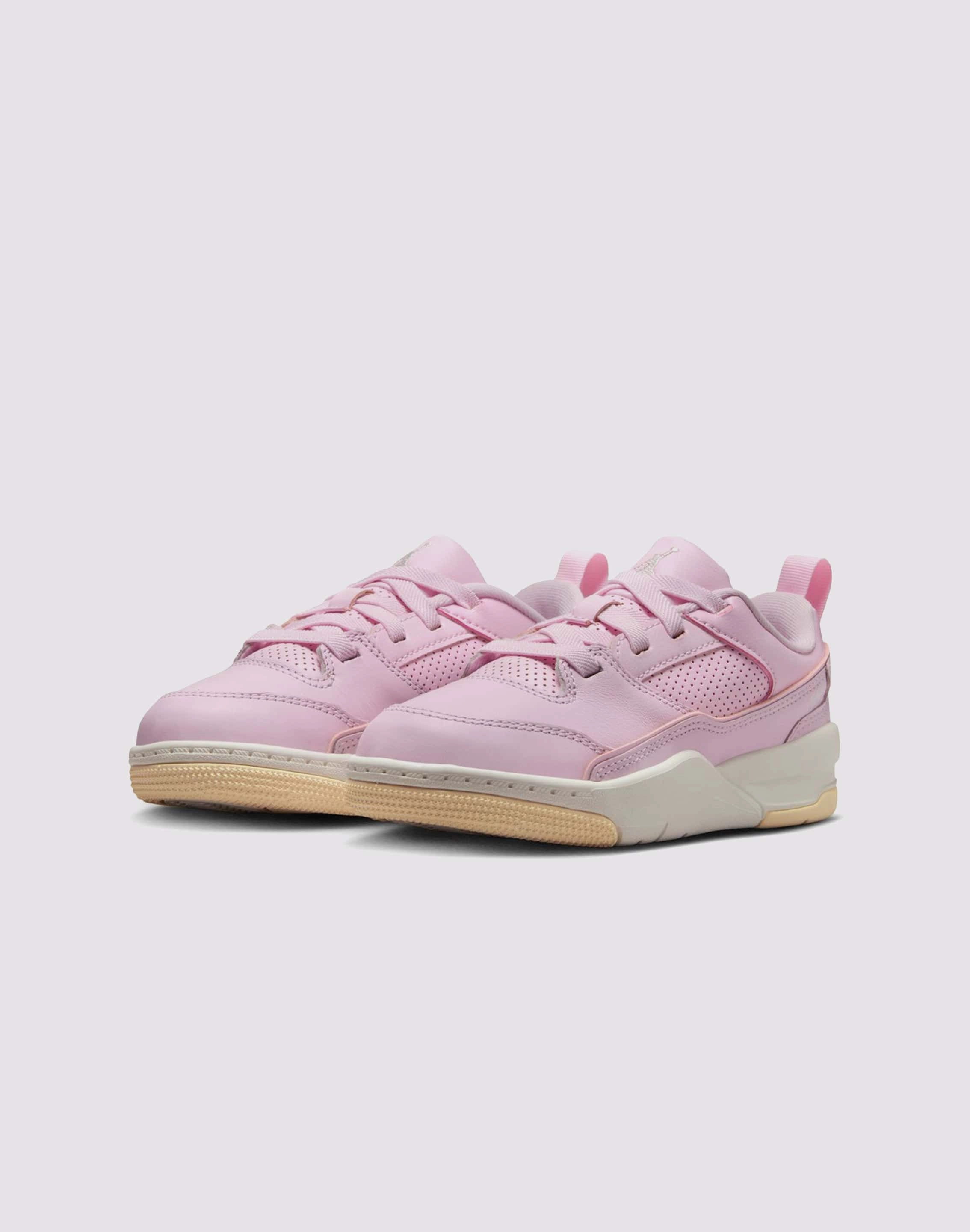 Jordan Flight Court Preschool Girls' "Pink Foam/Sail/Muslin" Shock Resistant