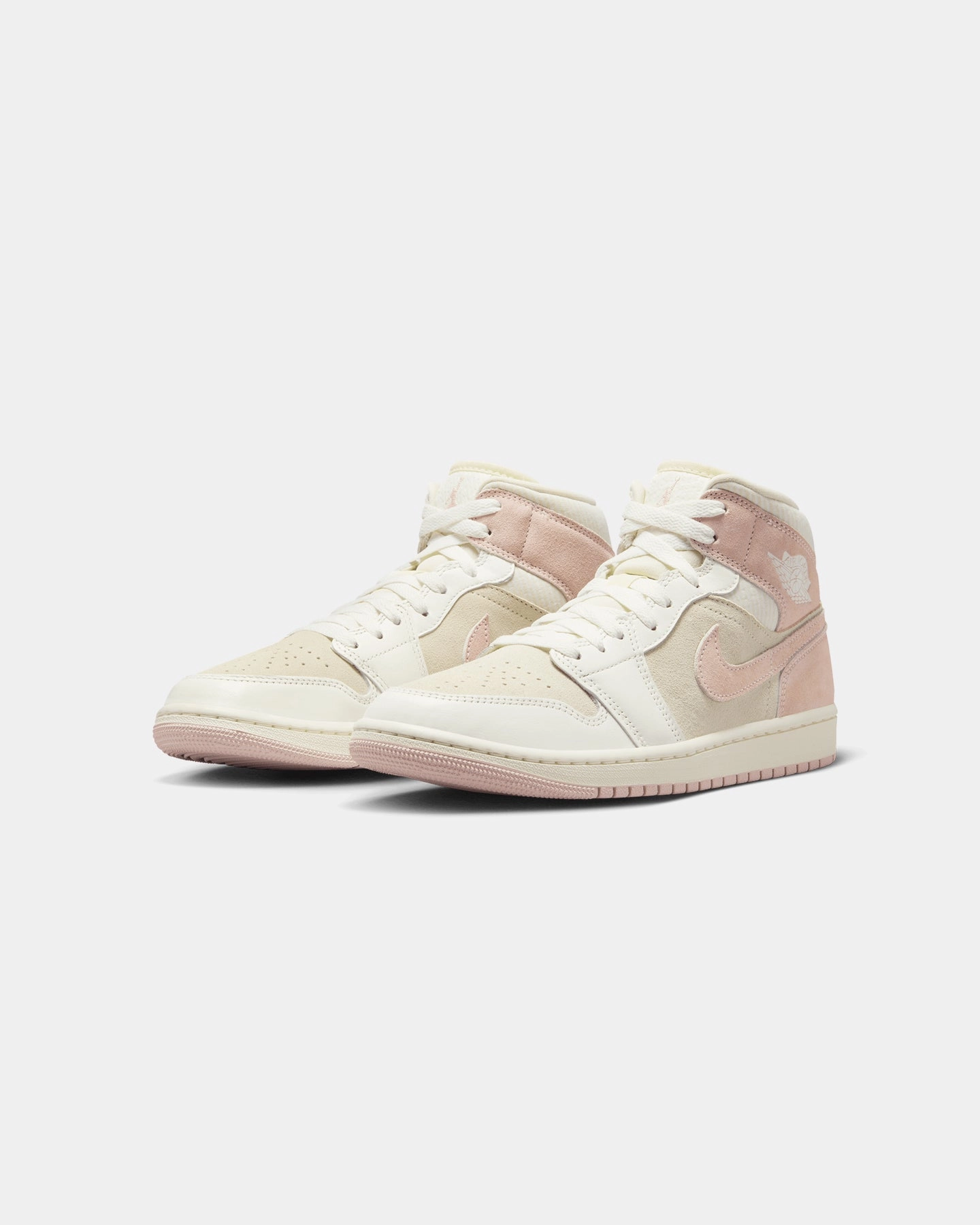 Jordan Women's Air Jordan 1 Mid SE "Seesucker" Coconut Milk/Legend Pink waterproof user Neutral