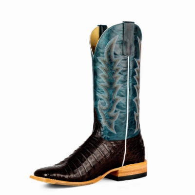 casual dressers swimmers - specific functions Men's Horse Power by Anderson Bean Western Boot #HP8065 BROWN CAIMAN