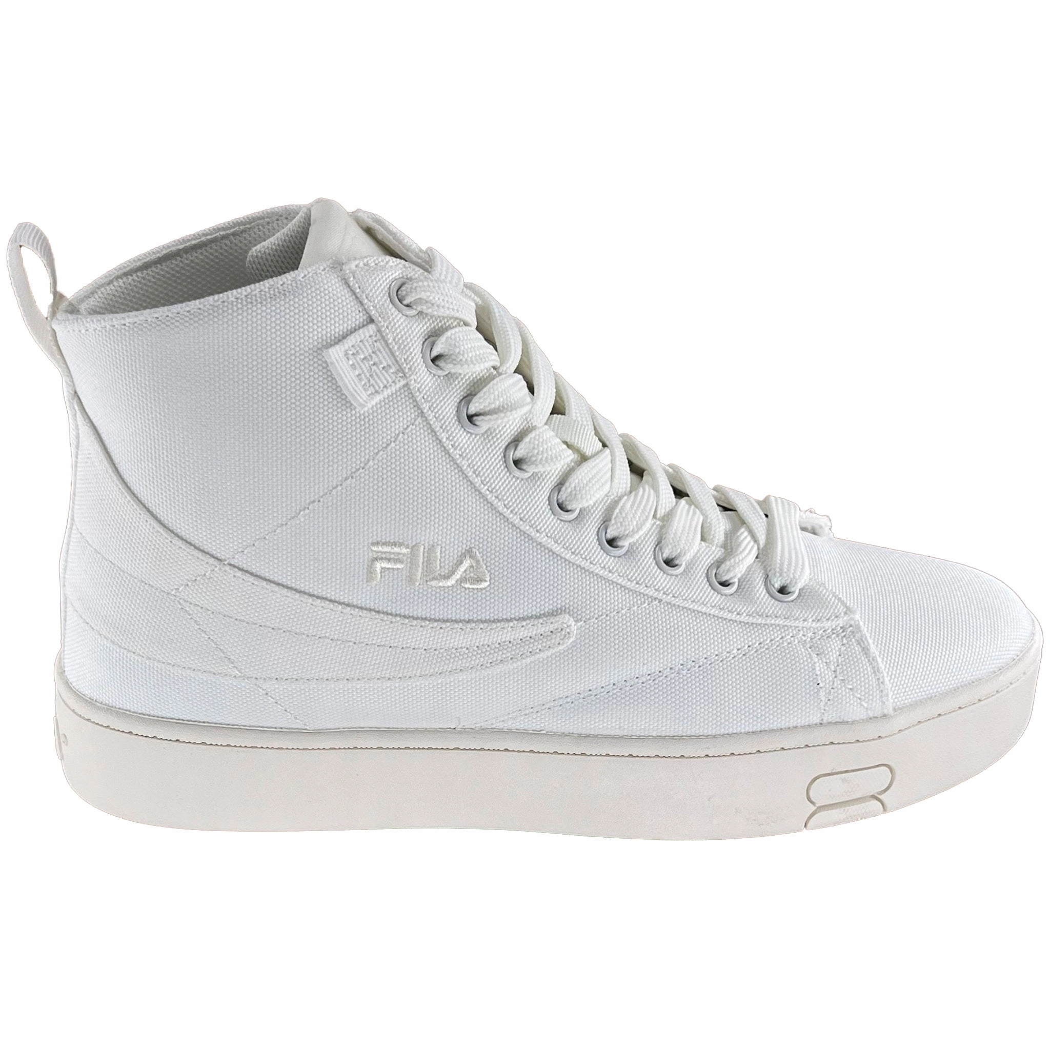 Fila Women's Gennaio Gardenia Creamy Off-White Canvas Casual Shoes 5CM01634-100 Wide Base