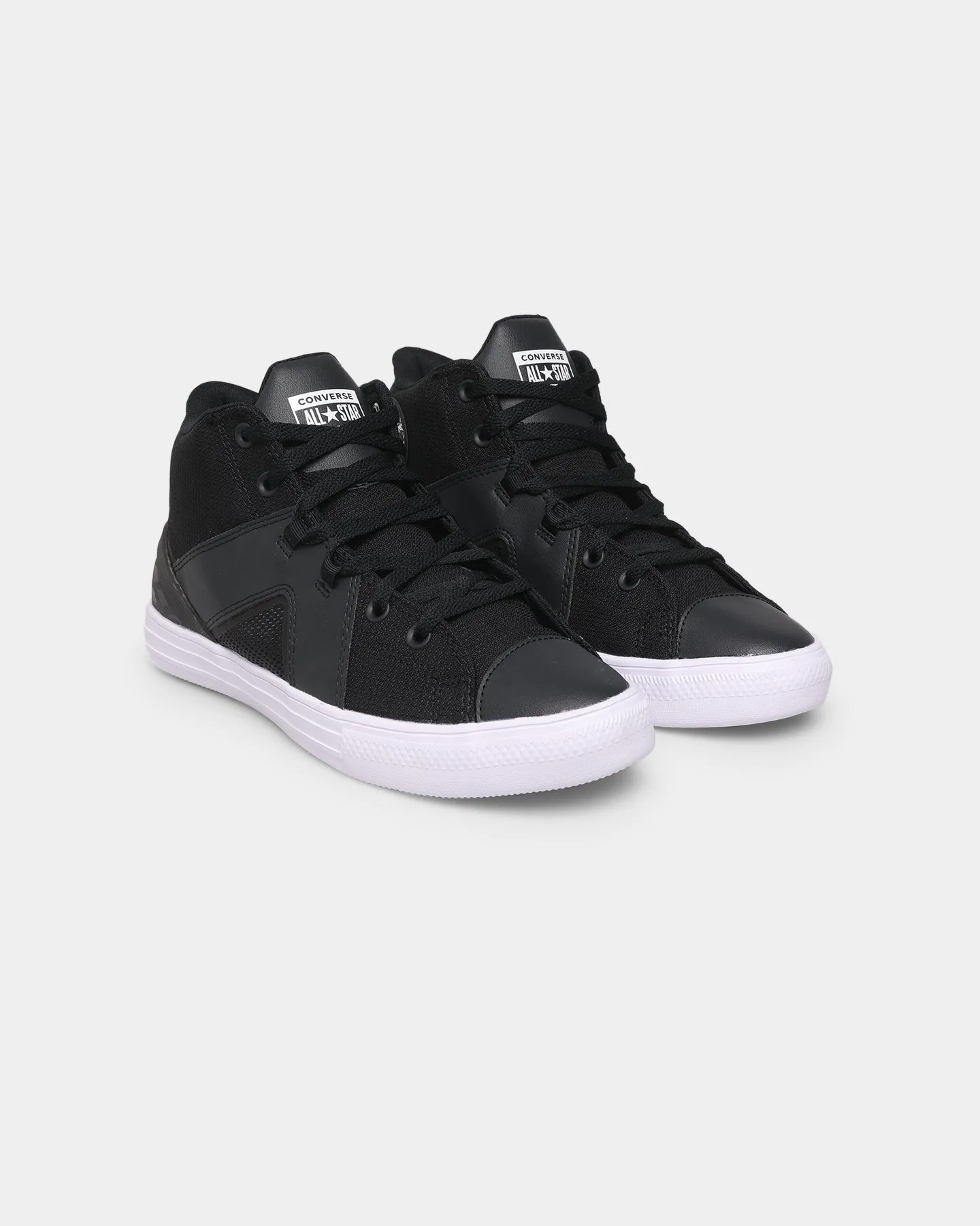 ethnic Amazing Converse Chuck Taylor All Star Flux Ultra Mid Black/Black/White