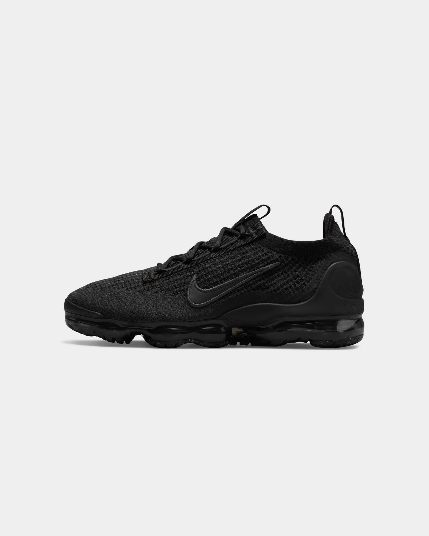 Nike Air Vapormax 2021 Fly Knit Black/Black/Anthracite Ergonomic Contour Quick Dry Material
