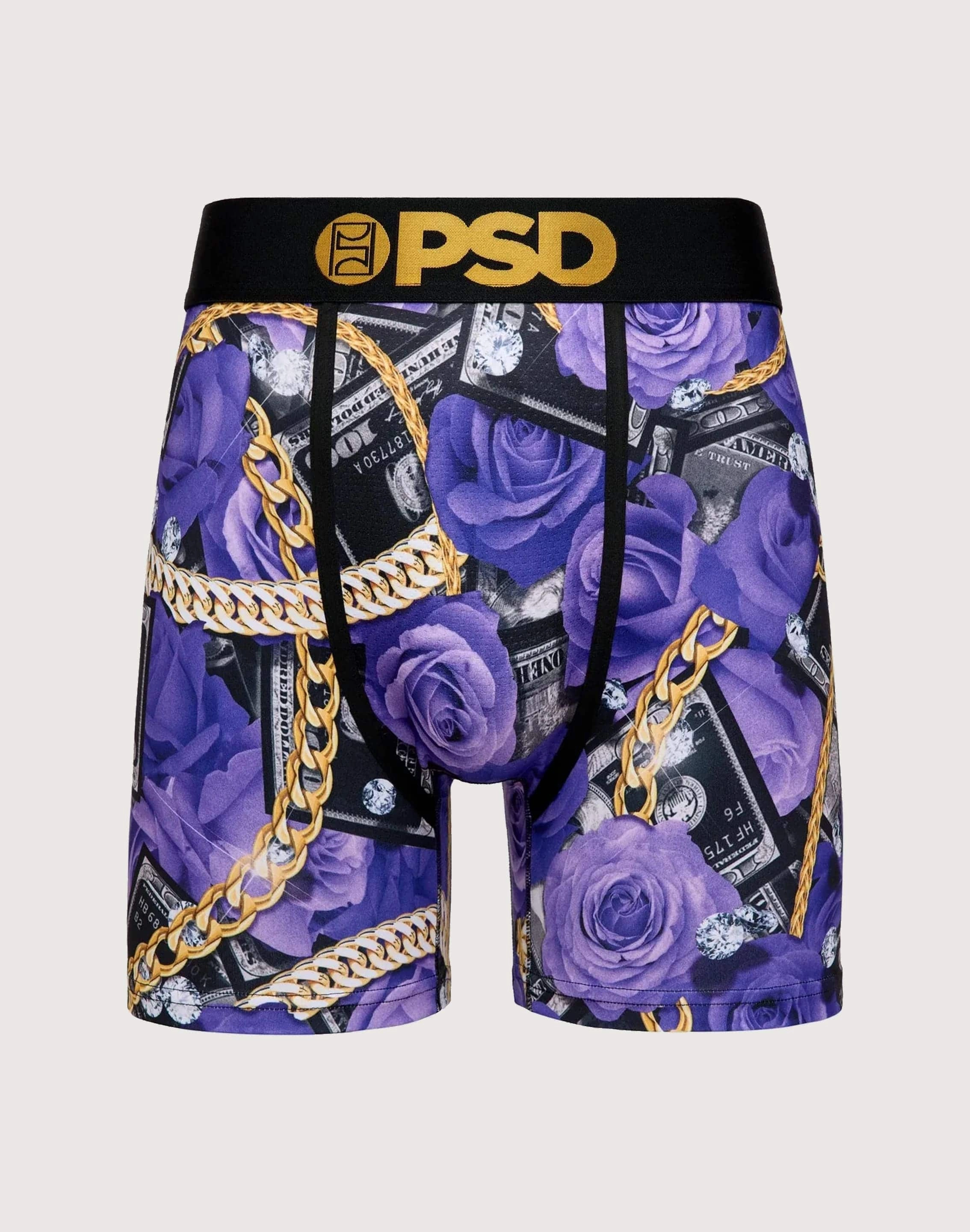 Psd Underwear Rich Roses Boxer Briefs Pink