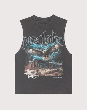 Paradise Lost Canyon Muscle Vintage Black Tee Enhanced Traction