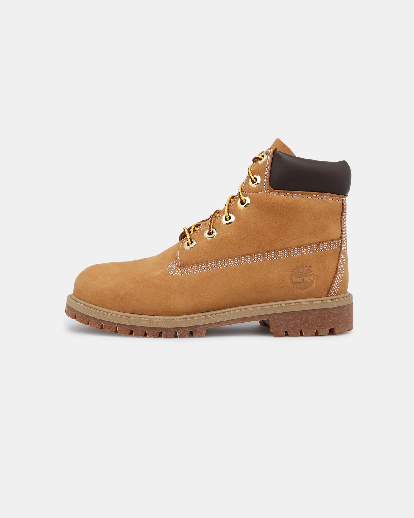 Stable Feel Timberland Kids' 6-Inch Premium Waterproof Boot Wheat Nubuck