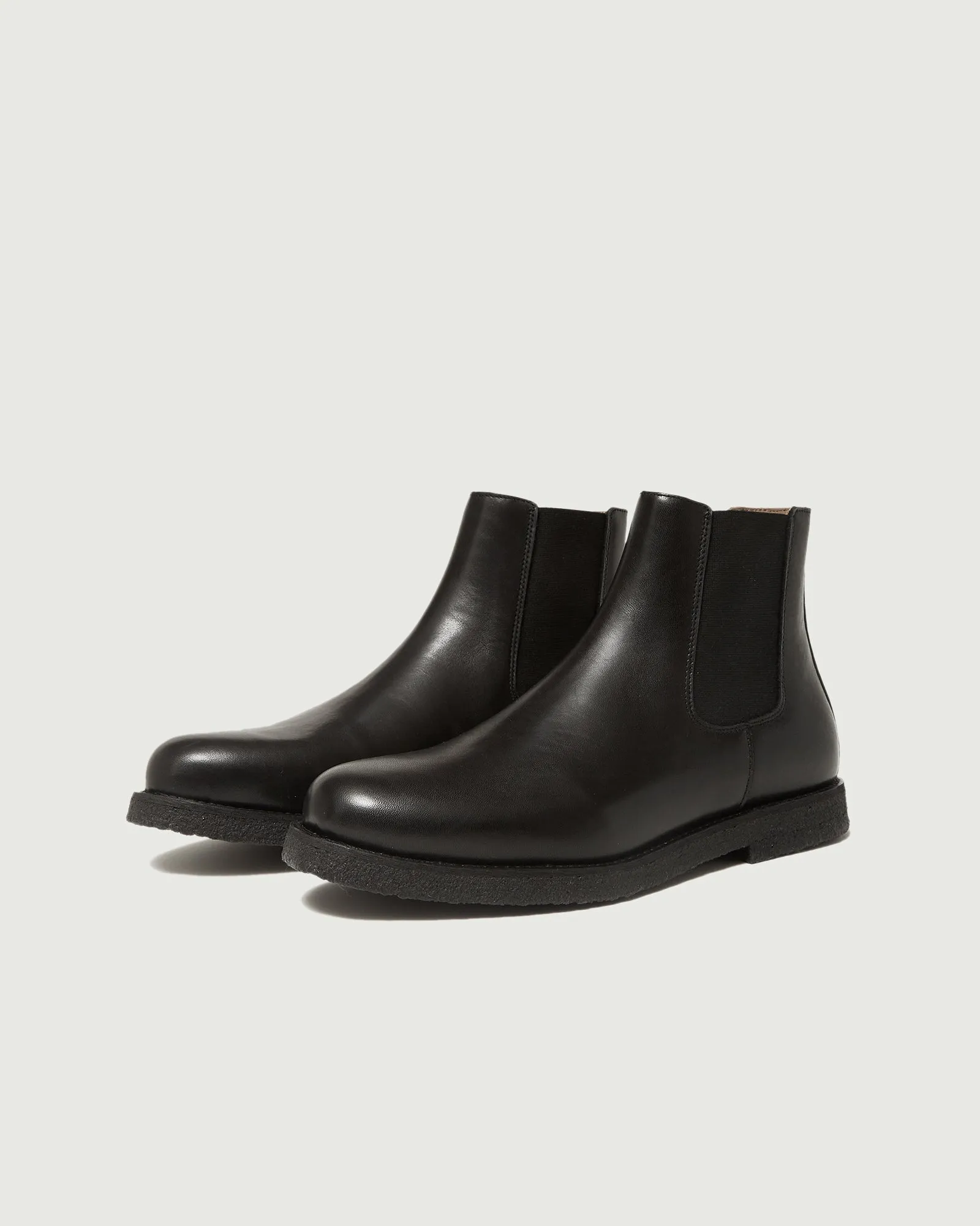 Chelsea Boot | Black Leather Seamless Feel