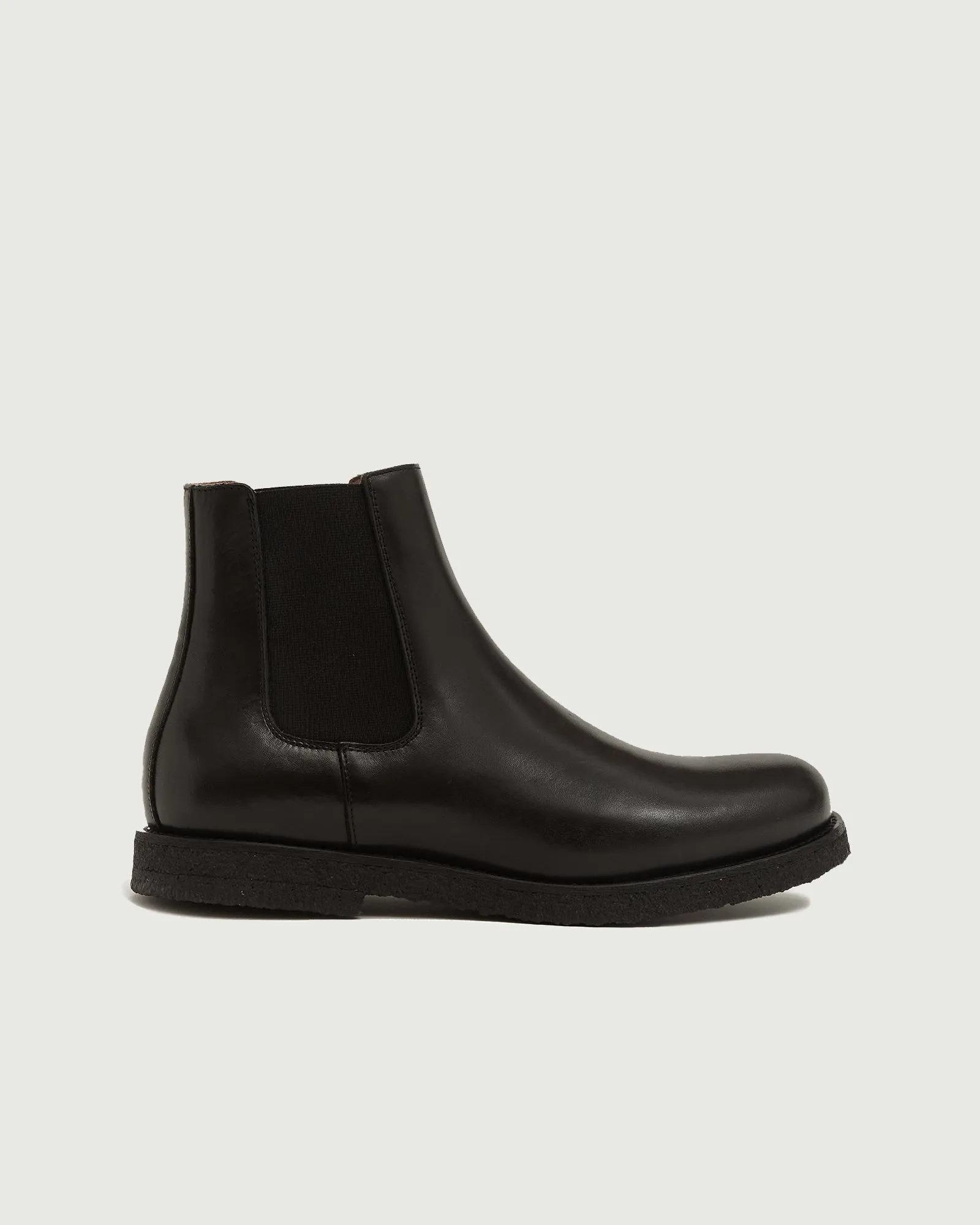 Breathable Work Commute Multi Density Midsole Chelsea Boot | Black Leather