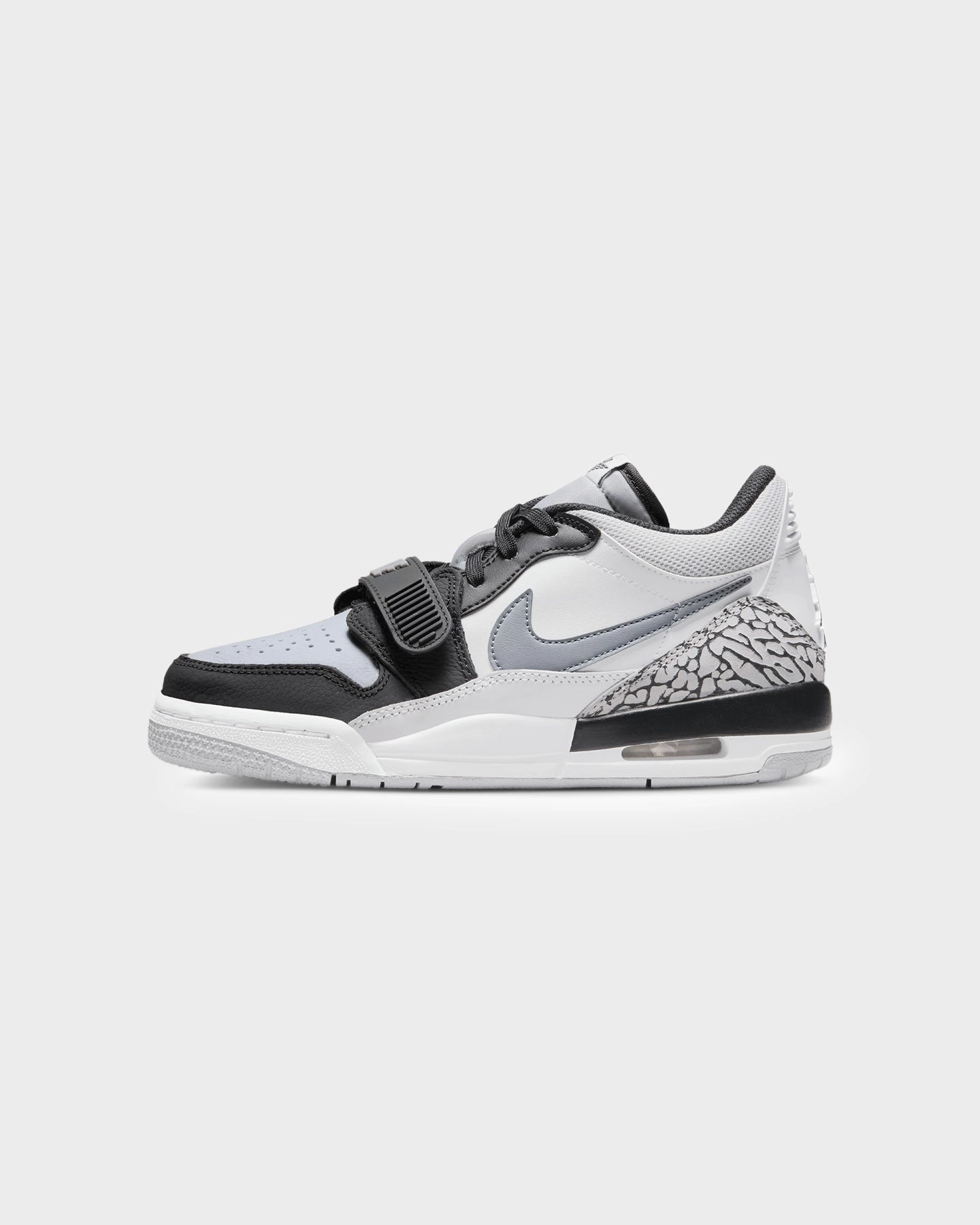Jordan Kids' Air Jordan Legacy 312 Low White/Black-Wolf Grey Elastic Collar Padding Slip Choice