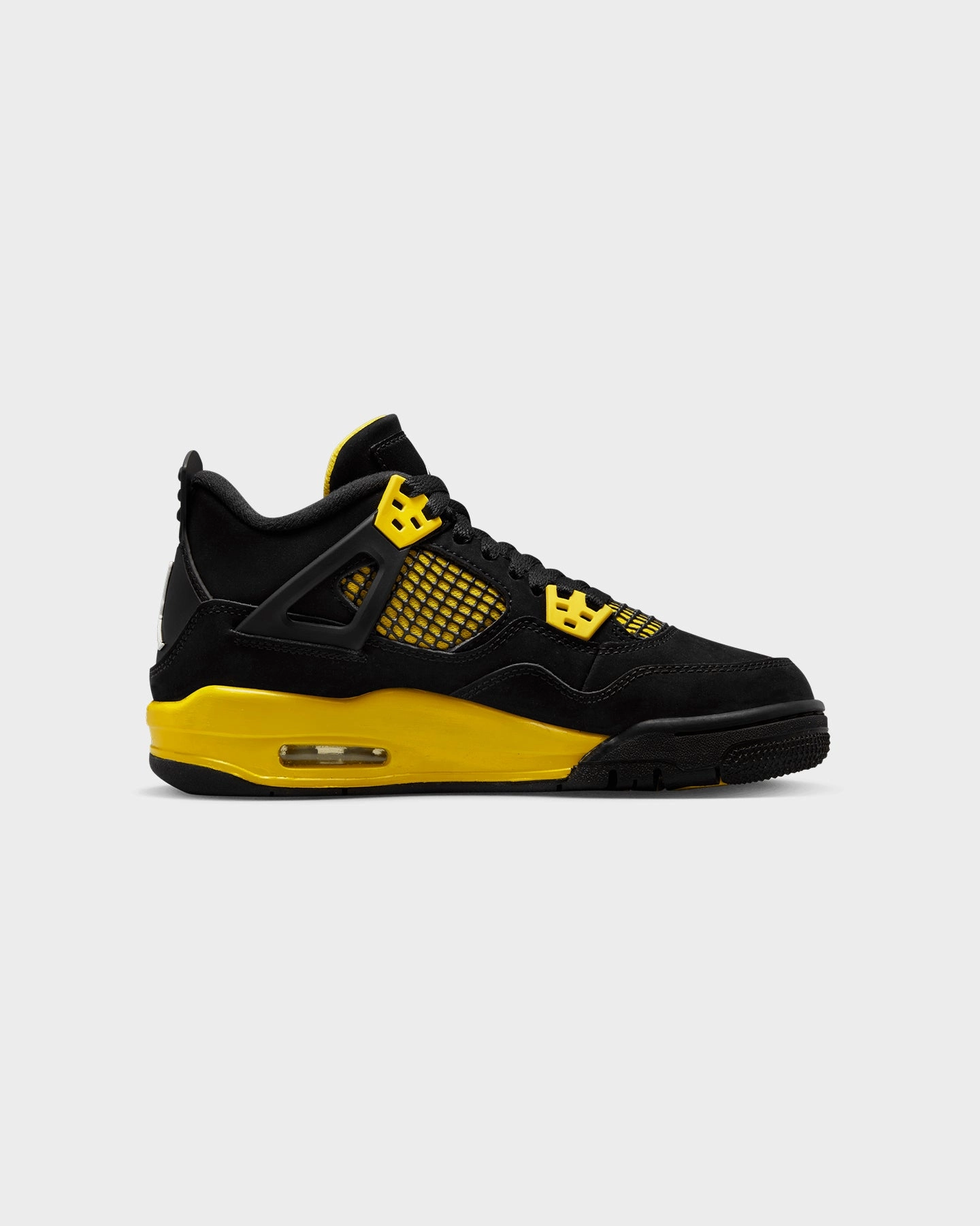 Support Sole Padded Collar Structure Jordan Kids' Air Jordan 4 Retro Black/White