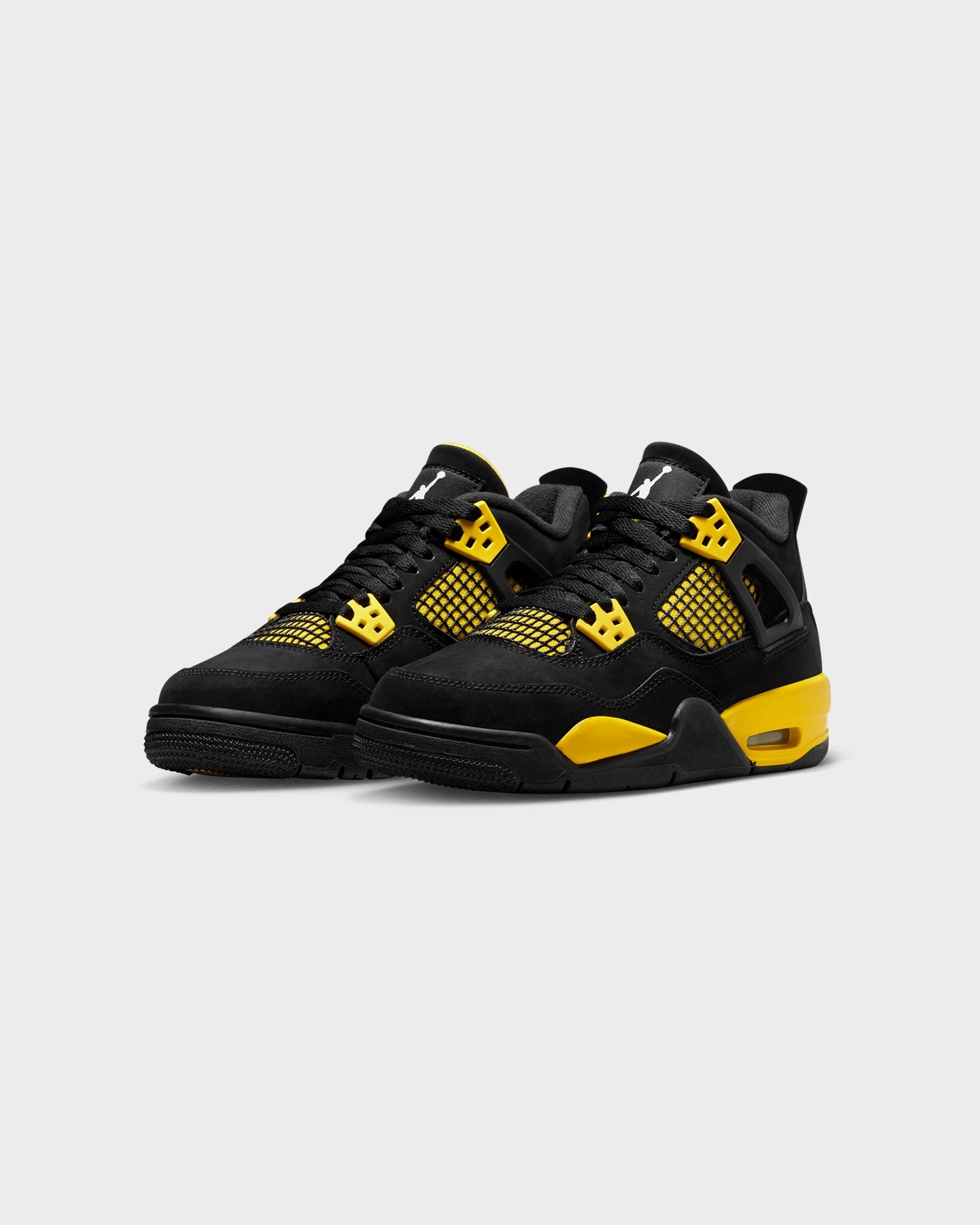 Jordan Kids' Air Jordan 4 Retro Black/White Relax Motion